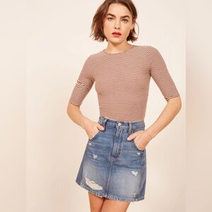 Reformation Denim Sami Skirt